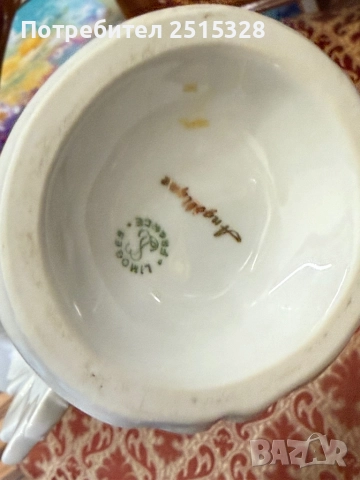 красива голяма порцеланов  ваза Limoges, снимка 3 - Вази - 52738486