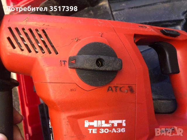 Мощен перфоратор Нilti ТЕ30-36V, снимка 6 - Други инструменти - 54154025