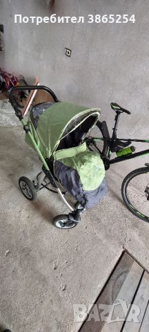 Бебешка и детската количка Baby Design 2в1,Помпещи гуми ,амортисьори. 
