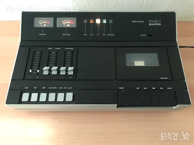 Дек с вграден усилвател Unitra M551 S Stereo, снимка 1