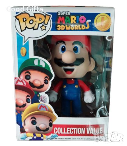 Funko Pop Фигурки Супер Марио Super Mario и Луйджи, снимка 7 - Фигурки - 46780304