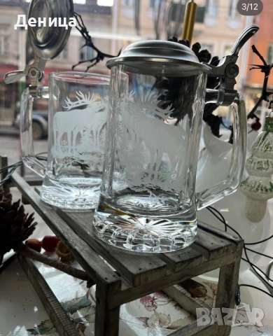 Немски халби с калаени капаци  Историята на традиционните немски халби за бира с капаци , снимка 3 - Чаши - 52916934