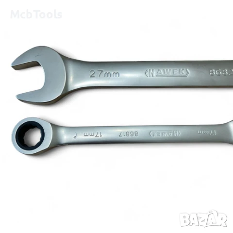 Комплект звездогаечни тресчотни ключове 6 – 32 мм 22 части Hawek, снимка 4 - Други инструменти - 50811461