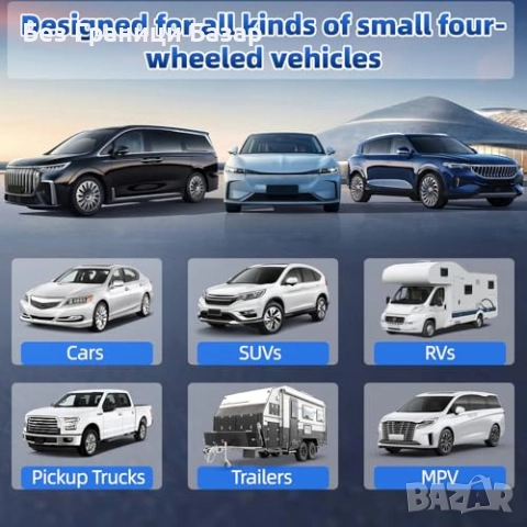 Нова Соларна TPMS система с HD дисплей и 5 аларми за коли и SUV 0-199psi, снимка 7 - Друга електроника - 52273004