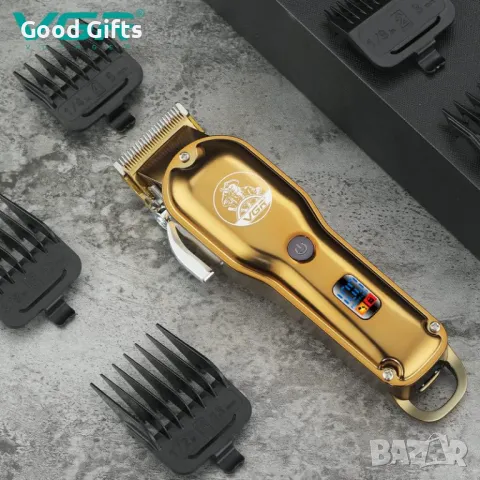 Професионална машинка за подстригване VGR V-650 – Водоустойчива, с 2000mAh батерия и LCD дисплей, снимка 8 - Машинки за подстригване - 50390910