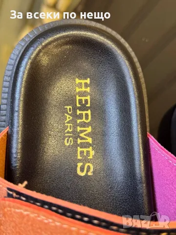 Hermes Дамски Чехли Хермес - Налични Различни Цветове Код E276, снимка 16 - Чехли - 50415392