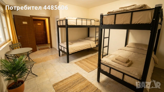 Легло в Хостел за работници - 10 евро на вечер без ДДС