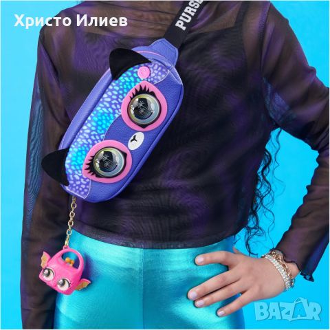 PURSE PETS Интерактивна чанта за кръста със звук и светлини Cheetah, снимка 9 - Други - 46766025