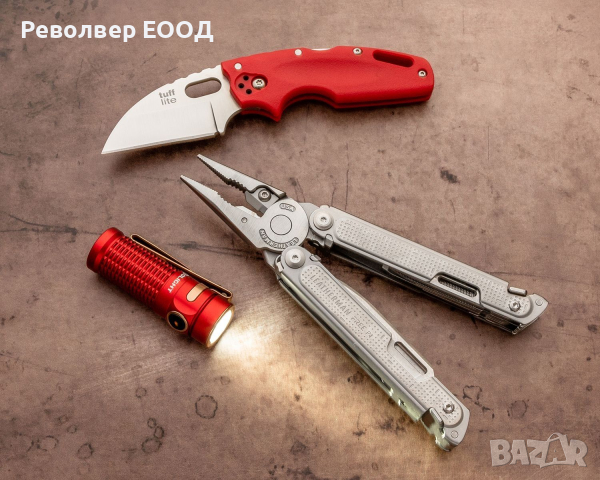 Сгъваем нож Cold Steel Tuff Lite Red CS-20LTR, снимка 5 - Ножове - 45019450