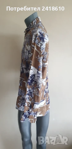 ETRO Milano Len  Made in Italy Mens Size L  ОРИГИНАЛ! Мъжка Ленена Риза., снимка 5 - Ризи - 50497711