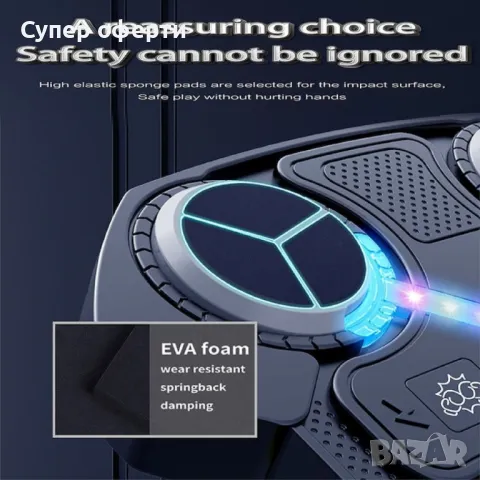 Интерактивна боксова играчка с музика, светлини и ръкавици – Забавление и тренировка в едно, снимка 4 - Други - 49779630