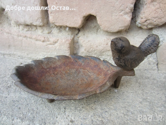 Различни пепелници с врабчета: Пепелник месинг бронз метал с врабче, желязо фигура , снимка 9 - Декорация за дома - 38942140