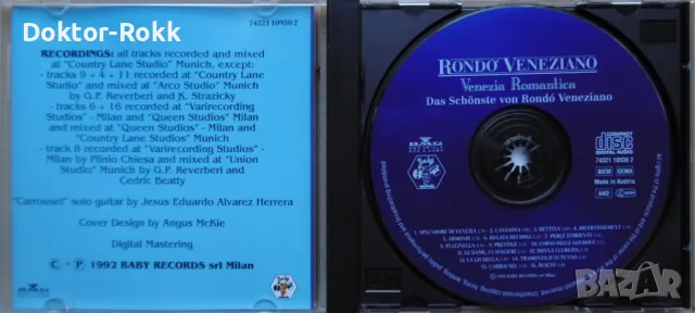 Rondo Veneziano - Venezia romantica [1992, CD], снимка 3 - CD дискове - 48935338