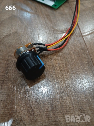 BH-17N-D PWM модул за контрол на оборотите на двигателя Uin=12-48V Imax=60A с превключвател , снимка 4 - Друга електроника - 53622021