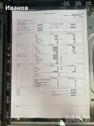Konica Minolta bizhub C558 Цветна цифрова копирна машина формат А3, снимка 3 - Принтери, копири, скенери - 54130350