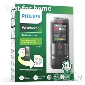 Диктофон ново поколение Philips Voice Tracer DVT2710+ Dragon софтуер , снимка 10 - MP3 и MP4 плеъри - 46645867