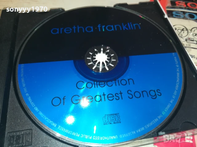 ARETHA FRANKLIN CD 0708251655, снимка 2 - CD дискове - 51288066