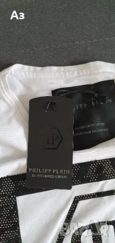  PHILiPP PLEIN 💯%original , снимка 3 - Тениски - 47087618