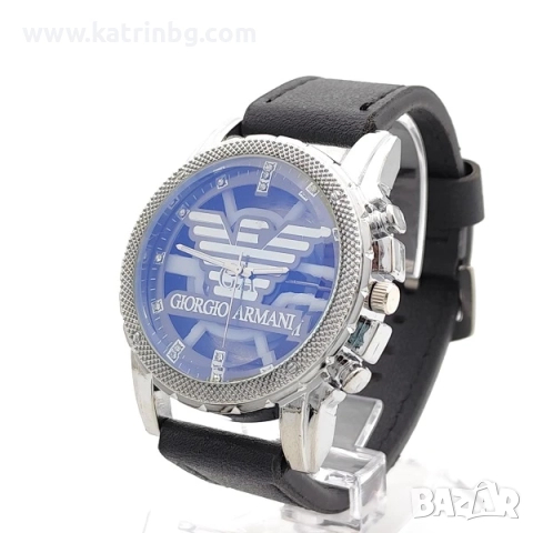 Подаръчен комплект за мъж-Марков часовник и портфейл от естествена кожа, снимка 3 - Подаръци за мъже - 52415222