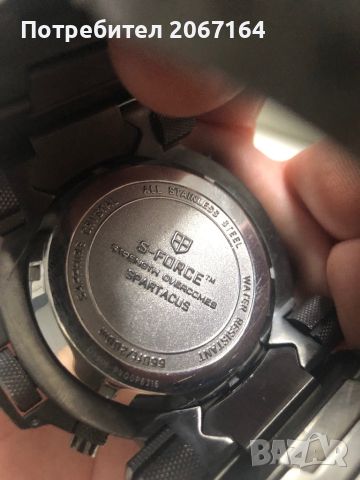 Швейцарски часовник S-FORCE VIP, снимка 4 - Мъжки - 46434140