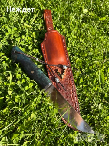 Нож от стомана Rex 121 закален на 69единици от Капо. , снимка 5 - Ножове - 47327810