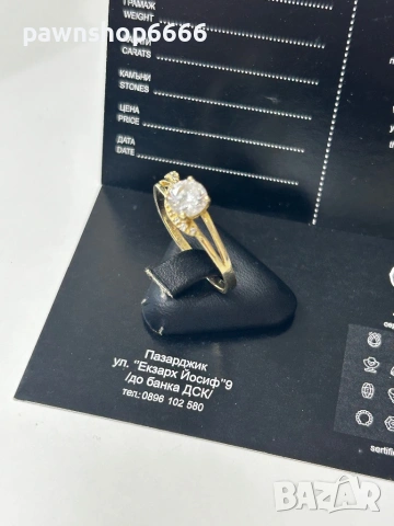 Златен пръстен 14К - 2,45 гр, снимка 4 - Пръстени - 53796972