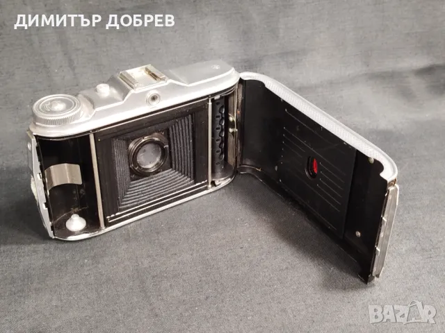 СТАР РЕТРО МЕХОВ ФОТОАПАРАТ AGFA ISOLETTE V, снимка 7 - Антикварни и старинни предмети - 48198635