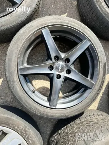 5x112 17 Джанти VW Passat Tiguan Audi A4 A6 Skoda Seat Mercedes ЕТ 35 J 7.5 Централен отвор 74.1 Мар, снимка 2 - Аксесоари и консумативи - 49625728
