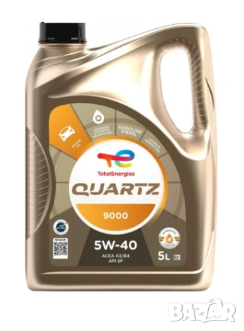 Моторно Масло TOTAL QUARTZ 9000 5W-40 5L