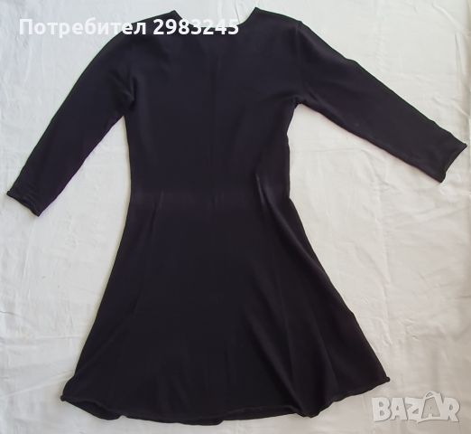 Черна рокля , снимка 1 - Рокли - 46451294