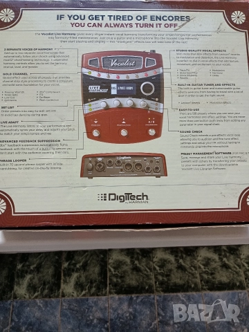 продавам вокален процесор digitech live harmony, снимка 4 - Други - 52591824