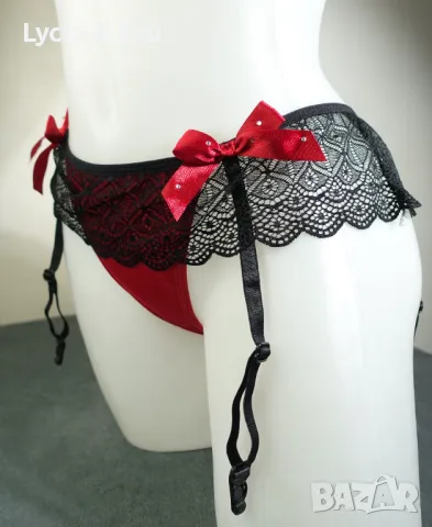 S/М дамска еротична прашка с вградени жартиери, снимка 10 - Бельо - 50039239