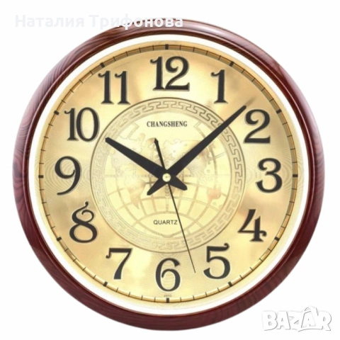 Безшумен стенен часовник