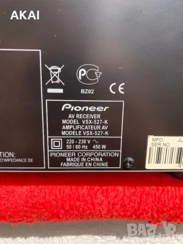 PIONEER VSX 527, снимка 13 - Ресийвъри, усилватели, смесителни пултове - 47172466