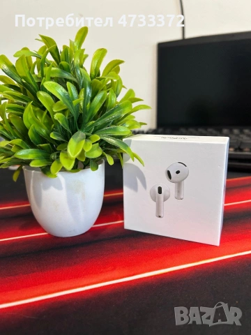 AirPods 4 с гаранция, снимка 4 - Bluetooth слушалки - 53419243