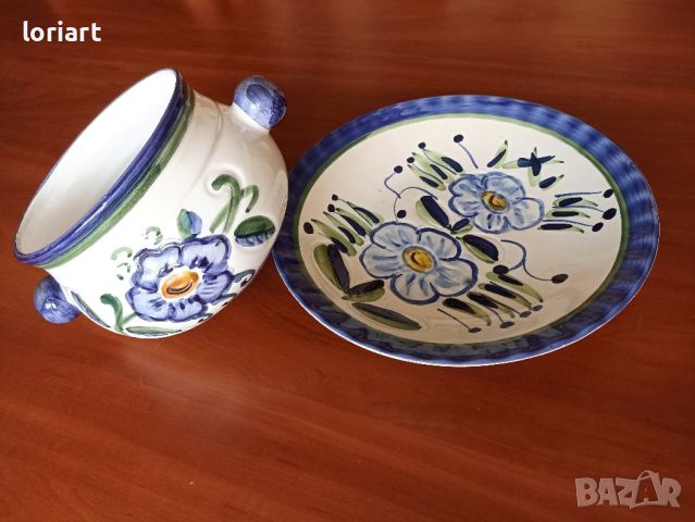 Италианска керамика, снимка 3 - Антикварни и старинни предмети - 46449576