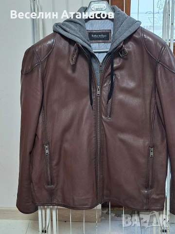 мъжко яке естествена кожа, снимка 2 - Якета - 53843901