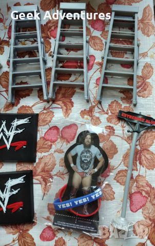 WWE Table Ladder Chairs / WWE Аксесоари Кеч Маса Стол Стълба, снимка 3 - Фигурки - 46274782
