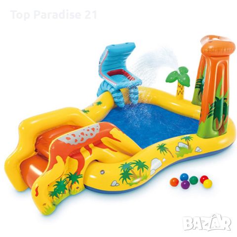 Пръскащ надуваем басейн с пързалка за безкрайно удоволствие в горещите летни, снимка 2 - Басейни и аксесоари - 46216838