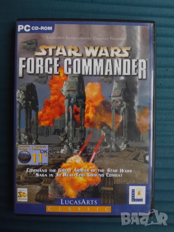 Star Wars Force Commander - оригинална компютърна ига / PC Game