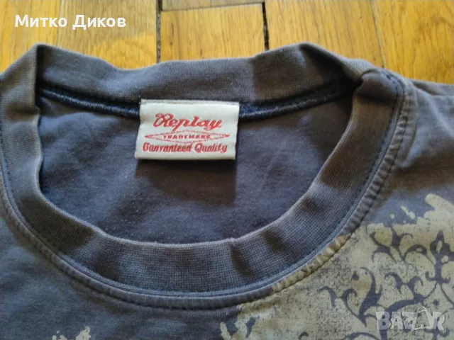 Replay спортна тениска размер С, снимка 3 - Тениски - 50414439