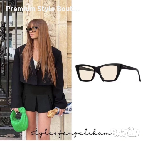 Слънчеви очила ysl saint laurent с черен обикновен калъф и ув защита , снимка 3 - Слънчеви и диоптрични очила - 54021096