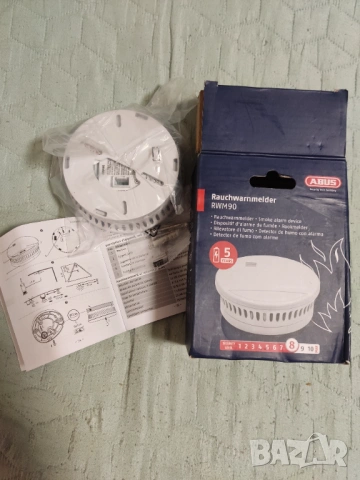 Чисто нов детектор за дим ABUS RWM90, снимка 2 - Други инструменти - 53610359