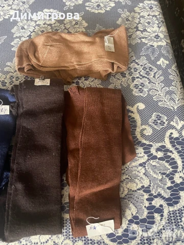 Дамски дълги чорапи - вълнени и памучни, снимка 3 - Дамски чорапи - 51215753