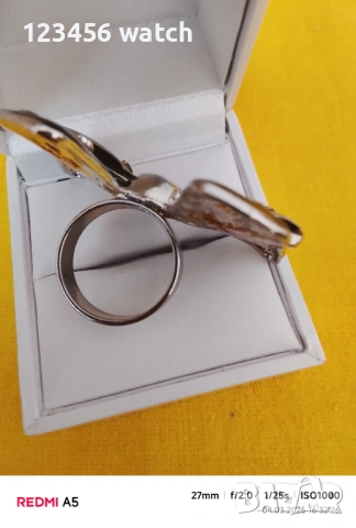 Стари посребрени пръстени със естествен камък, снимка 2 - Антикварни и старинни предмети - 53709696