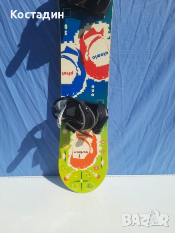 Сноуборд Atomic Pivot 150см. с автомати  , снимка 3 - Зимни спортове - 53798008