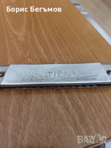 Хармоника винтидж Шанхай, снимка 2 - Антикварни и старинни предмети - 53556722