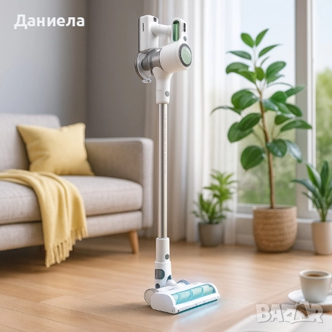 Безжична прахосмукачка Solac Turbobat Power - С HEPA филтър и LED четка, снимка 4 - Прахосмукачки - 51679237