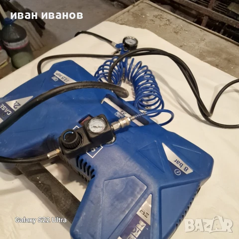 Компресор за въздух Scheppach Немски, снимка 13 - Компресори - 51096795