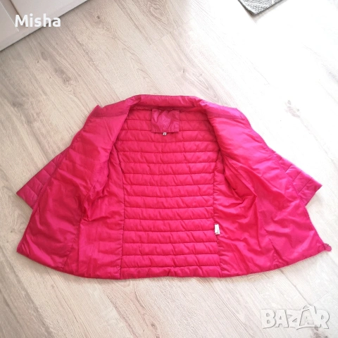 Дамско леко преходно яке в цвят фуксия размер М, снимка 3 - Якета - 54212373